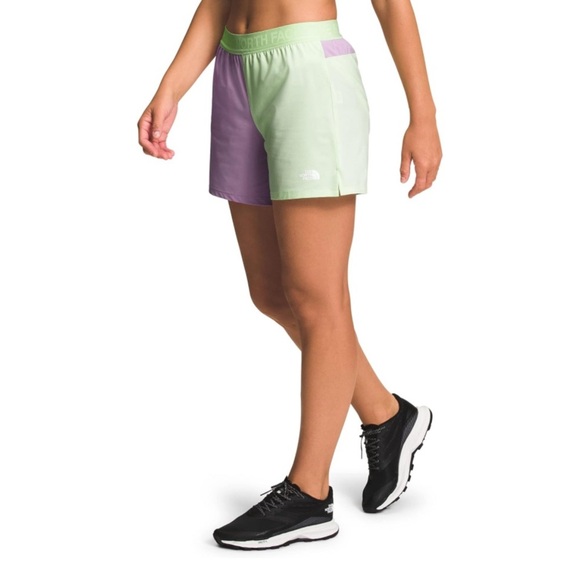 🆕 The North Face | 5” Wander Shorts in Lupine/Lime Cream Size XL - Picture 4 of 7